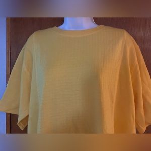 Womens Jimmy Garcia Yellow Top Sz. XL